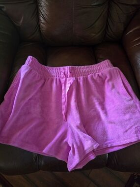 Victoria's Secret Pink Terry Cloth Lounge Shorts